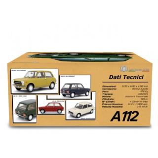 Autobianchi A112 1°Serie 1969-73 Bianco Aurora AUTOart 1:18 Composite